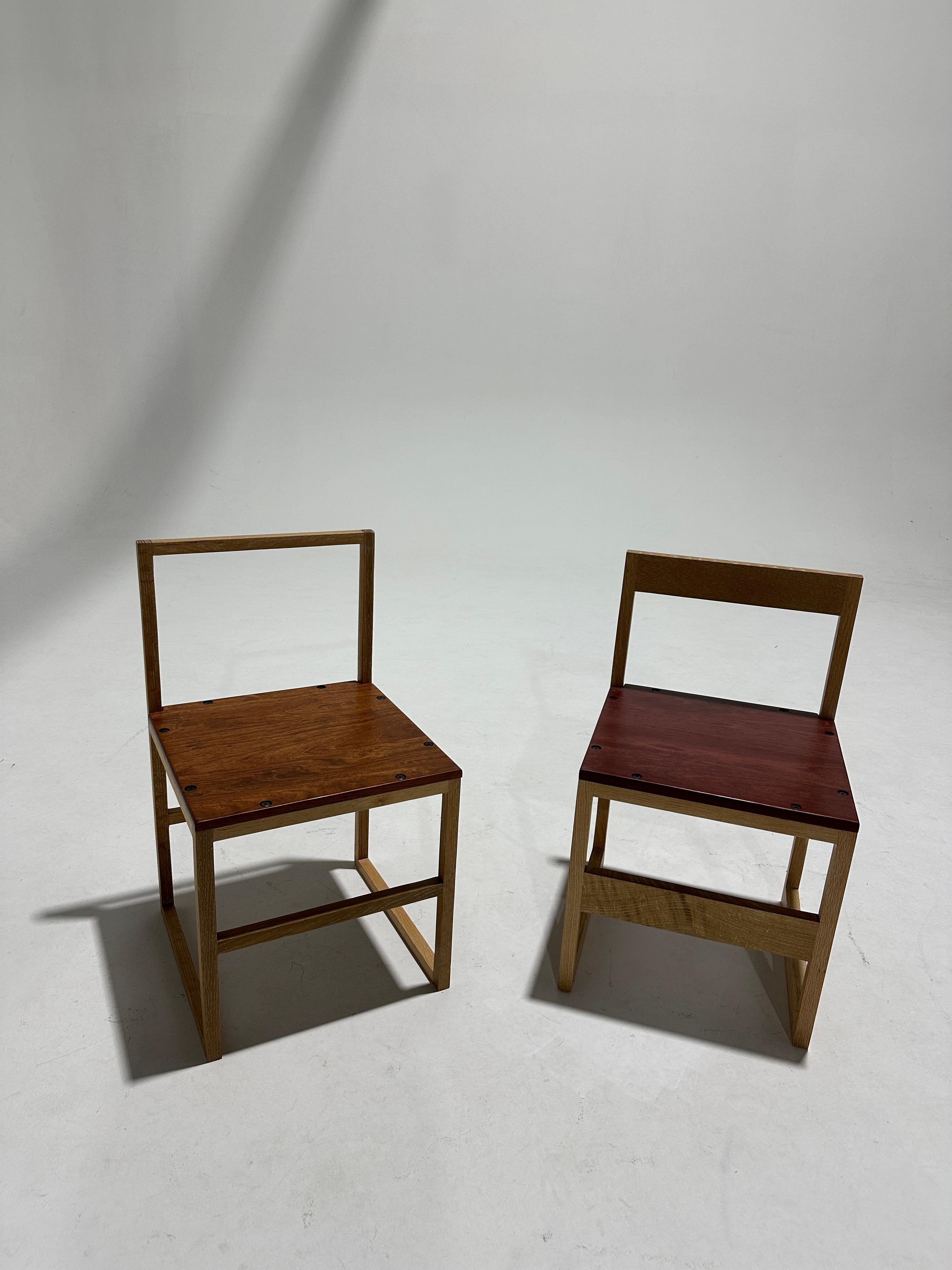 Mayfly Studio – American Craft Beistellstühle aus weißer Eiche (21. Jahrhundert und zeitgenössisch) im Angebot