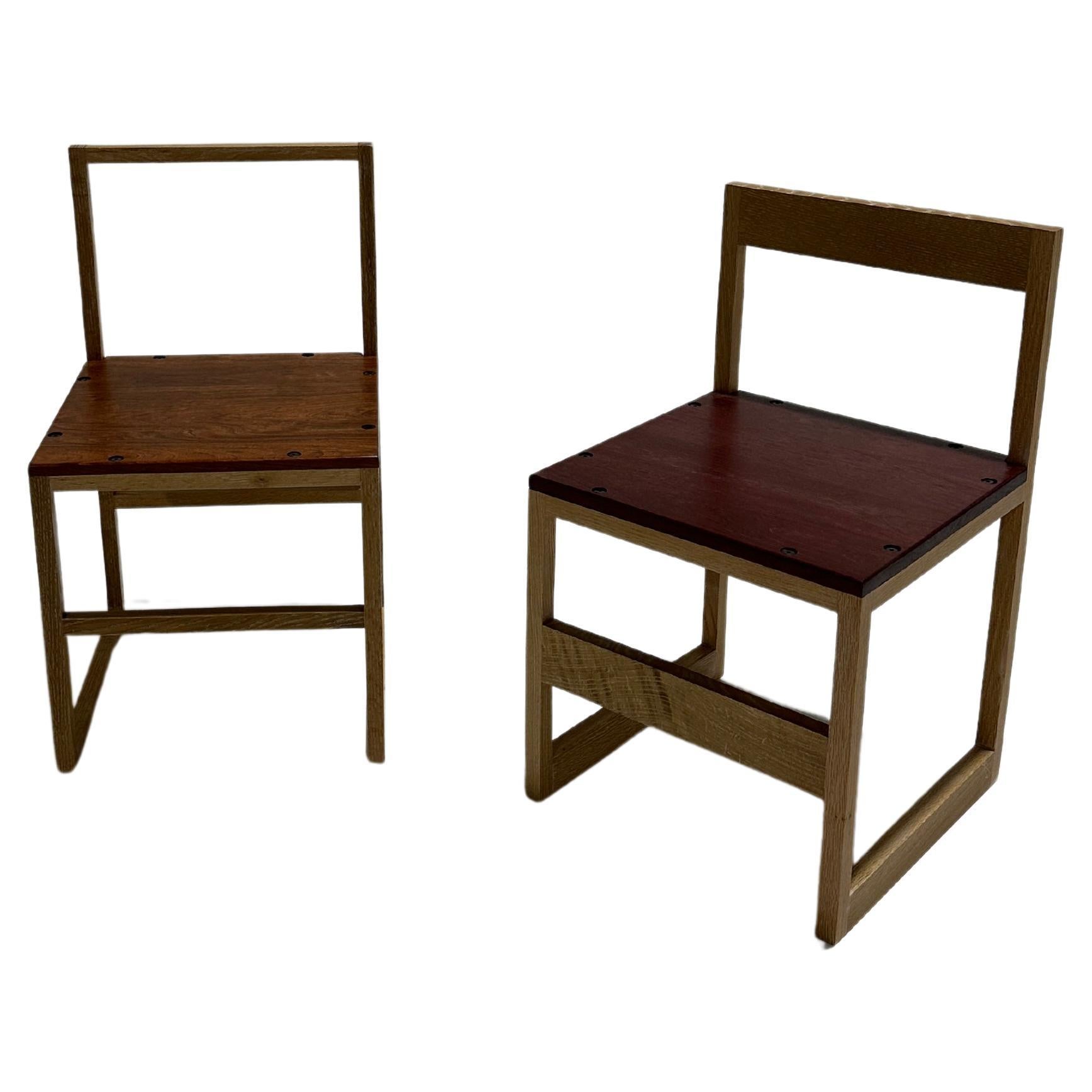 Mayfly Studio - American Craft White Oak Side Chairs For Sale