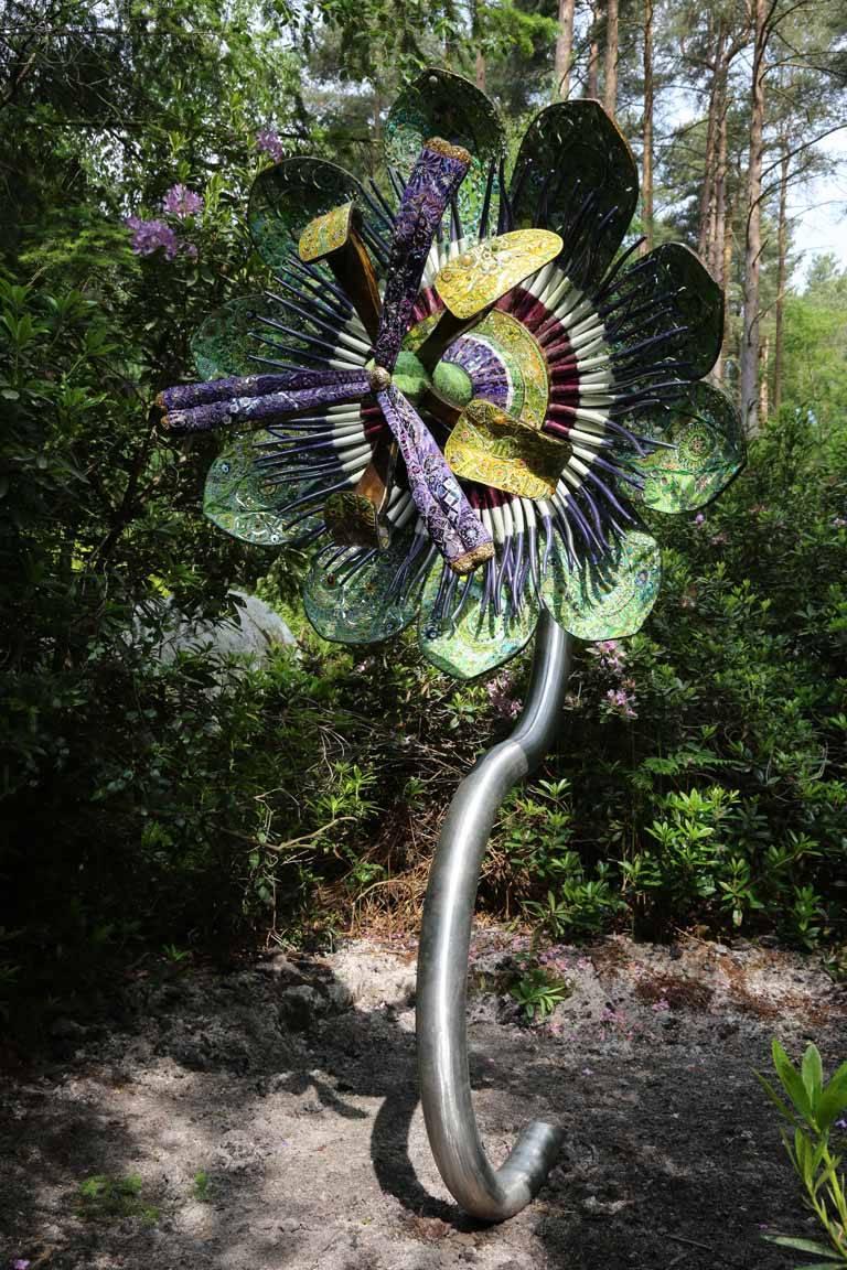 Passion Flower - Sculpture by Maylee Christee