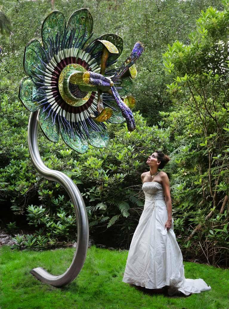 Maylee Christee Still-Life Sculpture - Passion Flower