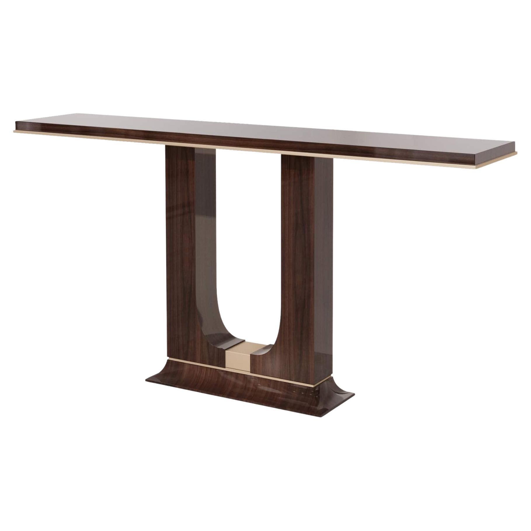 Maynor Ebony Console Table