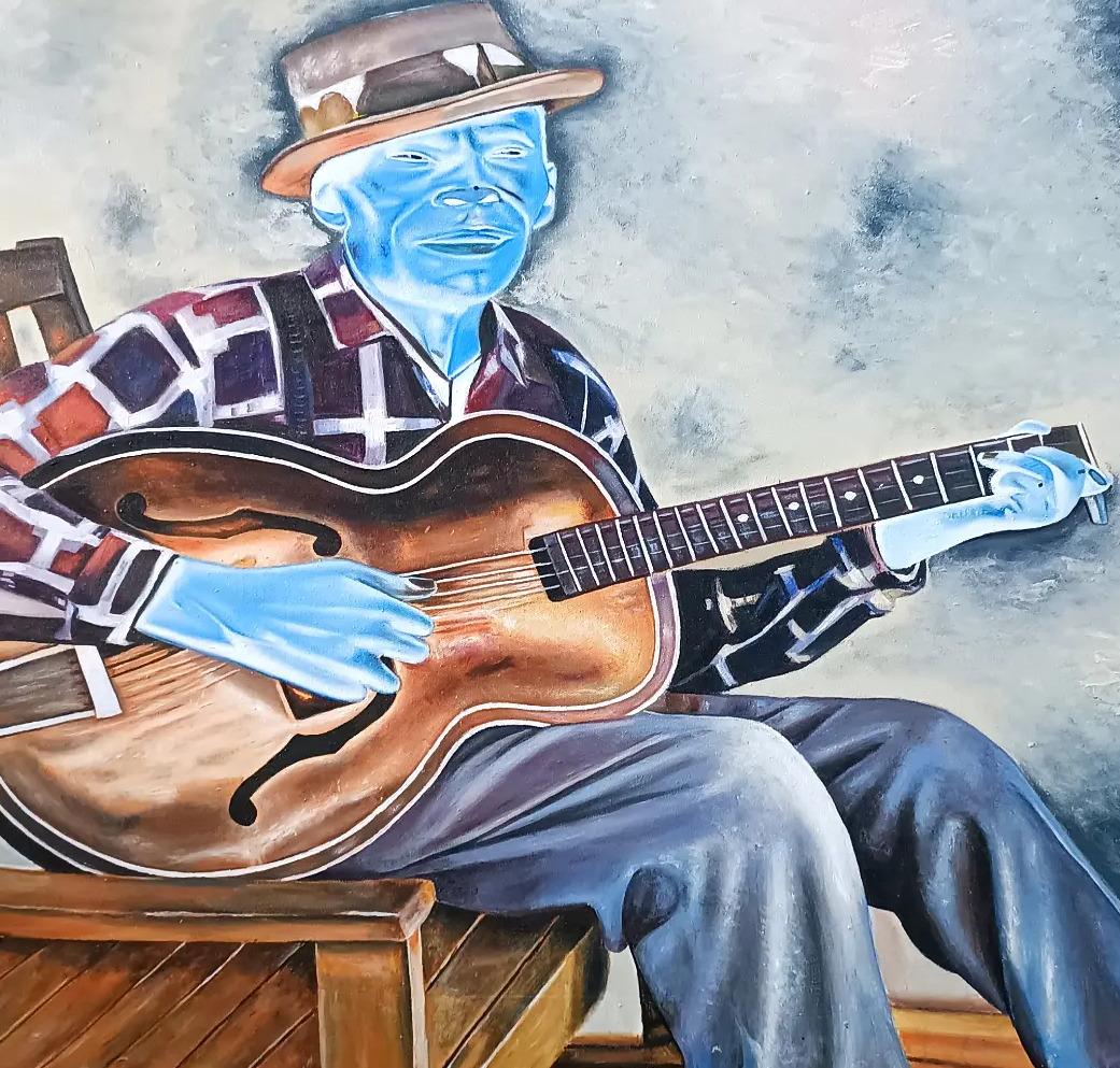 Intuizione melodica soulful - 21° secolo, Contemporaneo, Figurativo, Musica, Uomini in vendita 2