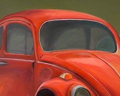 Abike -21st Century, Contemporary, Figurative Painting, Mixed Media, Women, Car