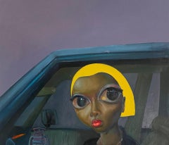 Adufe The Glimmer of Hope-21st Century, Contemporary, Figurative Painting, Women