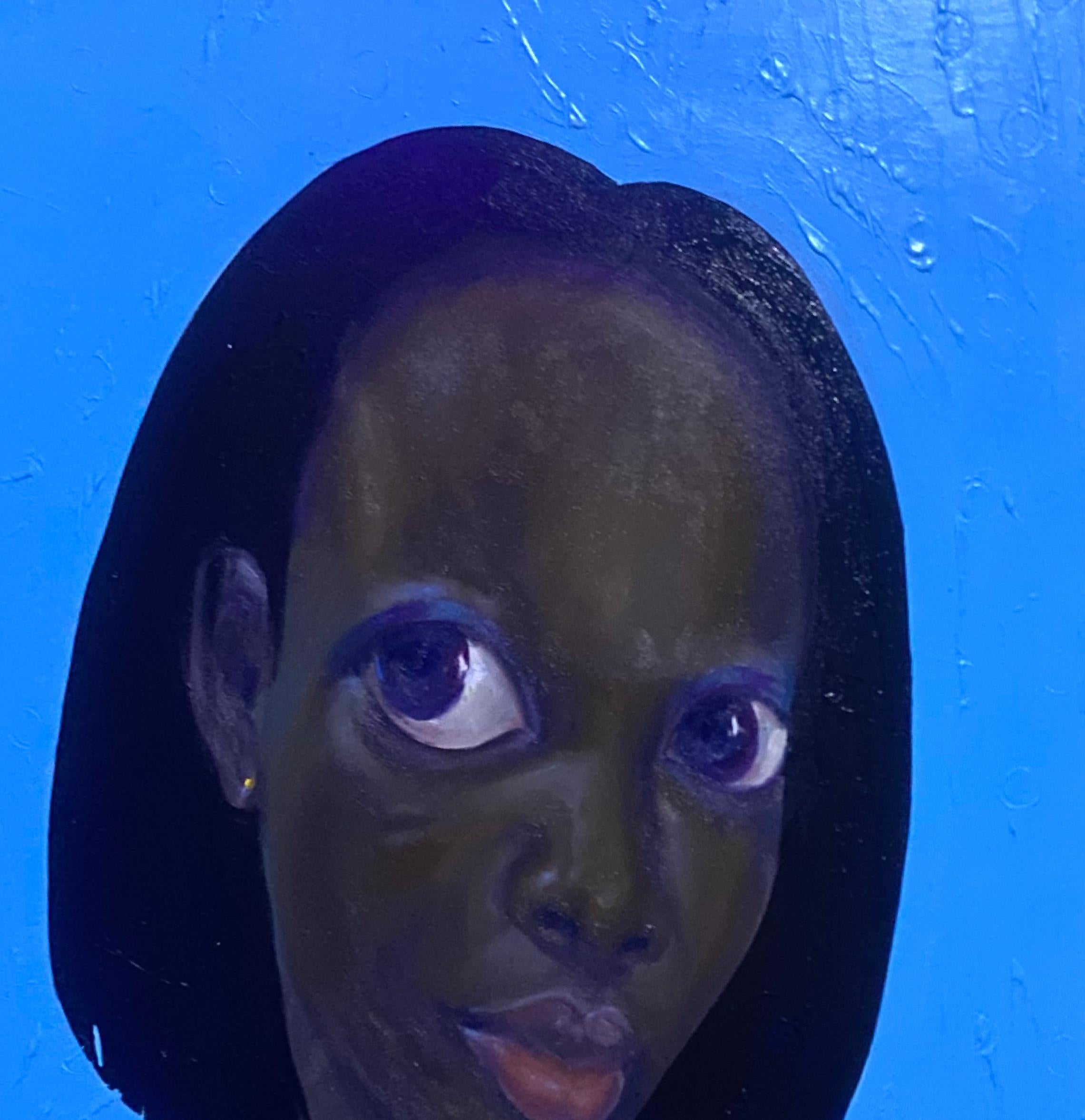 Le benedizioni che vedo - Painting Contemporaneo di Mayowa Esan