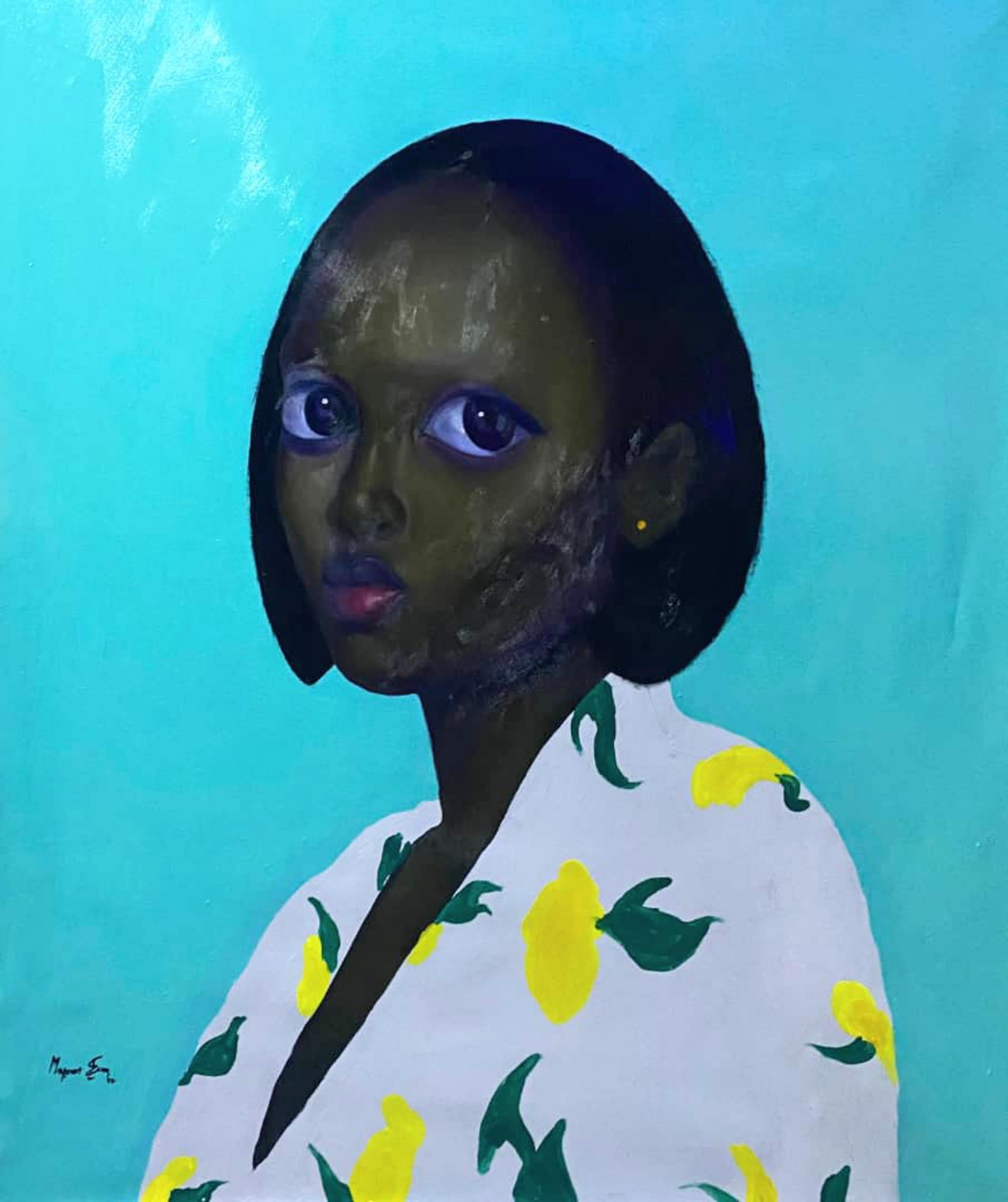 Mayowa Esan Portrait Painting - Bravery