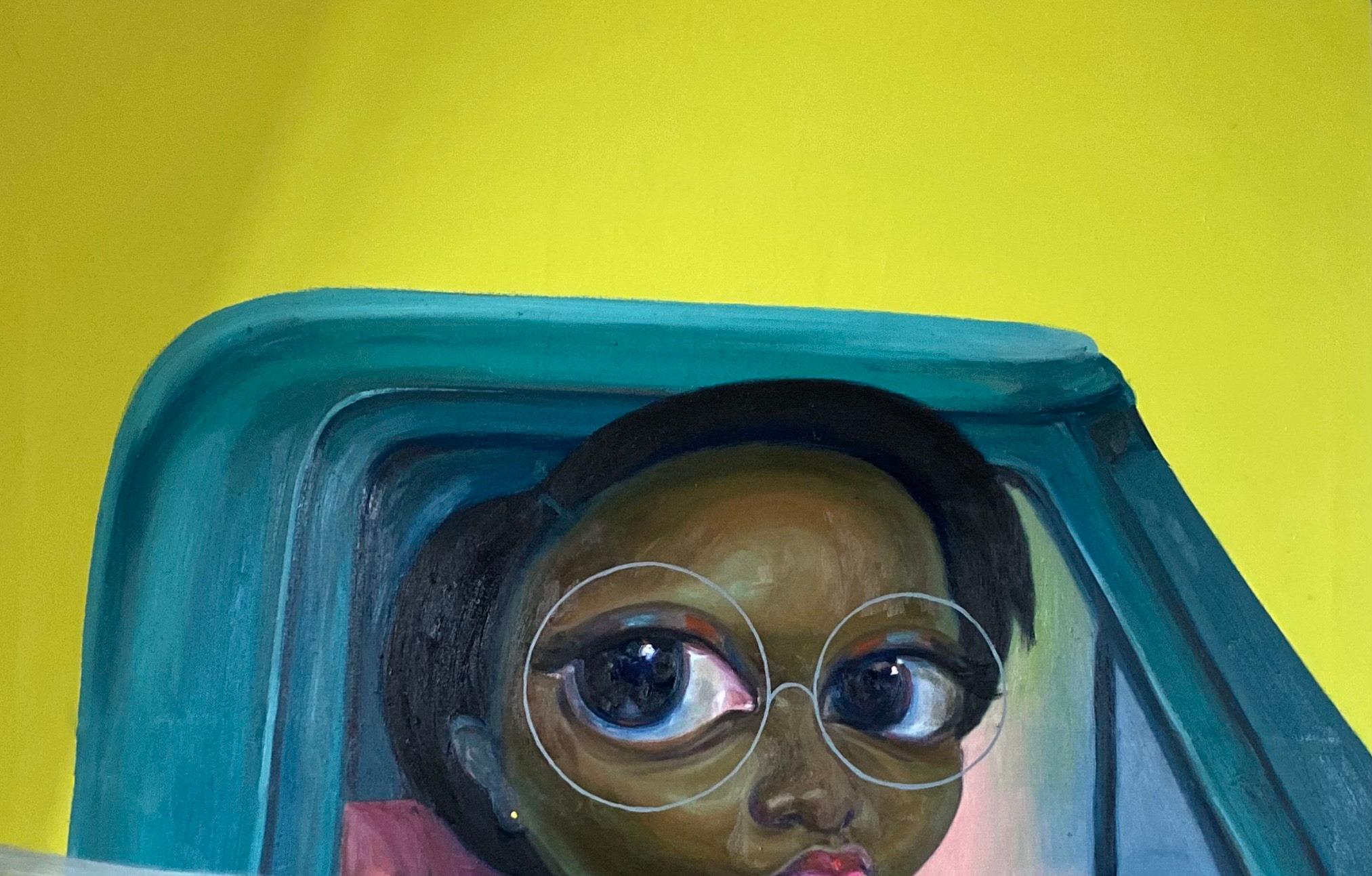 CETERIS PARIBUS (All Things Being Equal) -21st Century, Contemporary, Figurative - Painting by Mayowa Esan