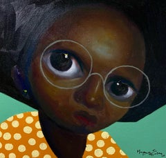 Gesichter 3 -21. Jahrhundert, Zeitgenössisch, Figurativ, Neo-Expression, Afrika