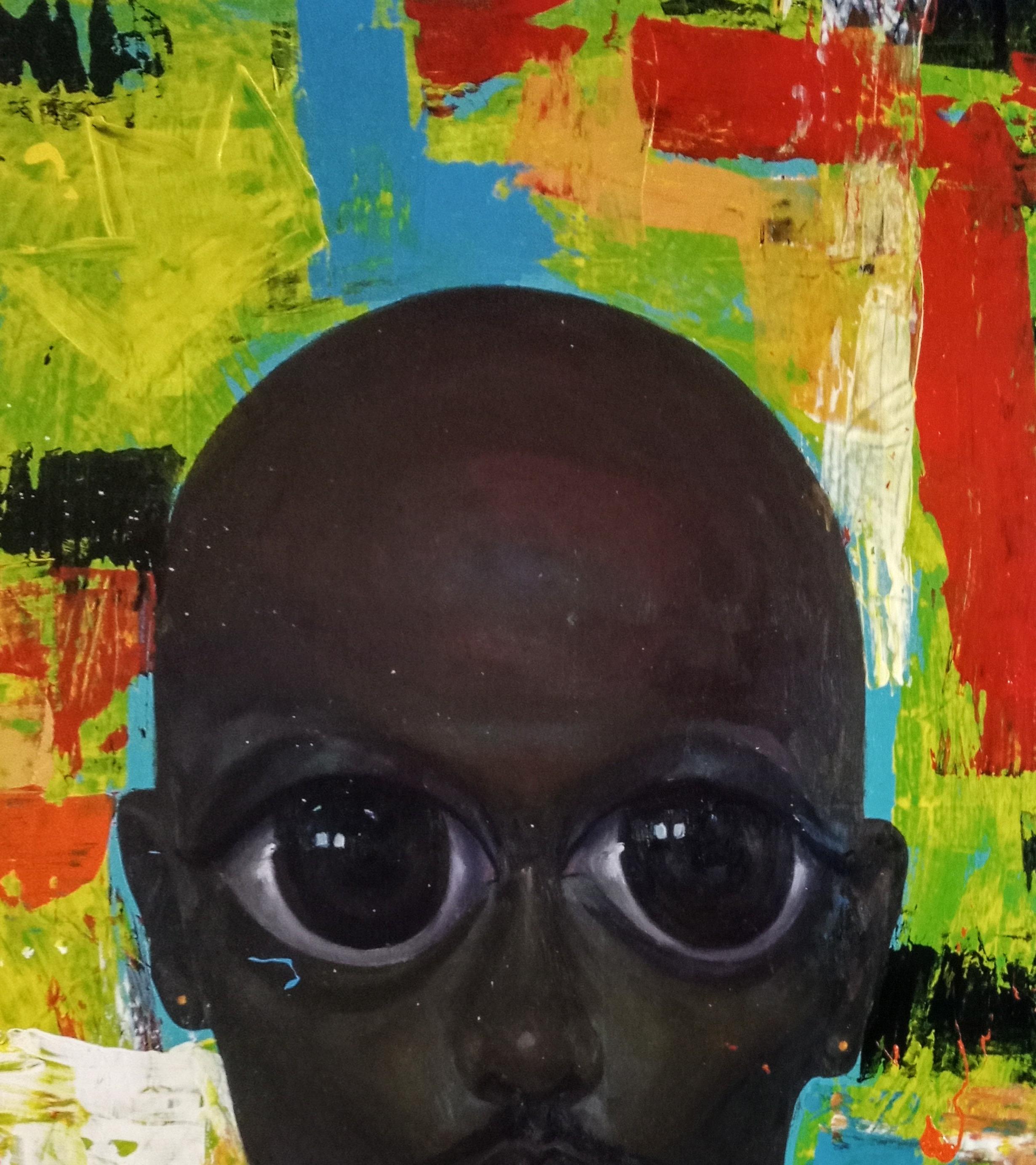 Zio Suuru - Painting Contemporaneo di Mayowa Esan