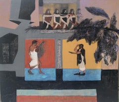 "El regreso del guerrero", Painting, Acrylic on Canvas