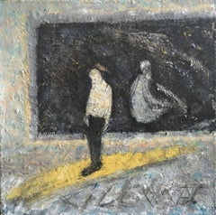 „SILENCE OF BEING“, Gemälde, Acryl auf Leinwand