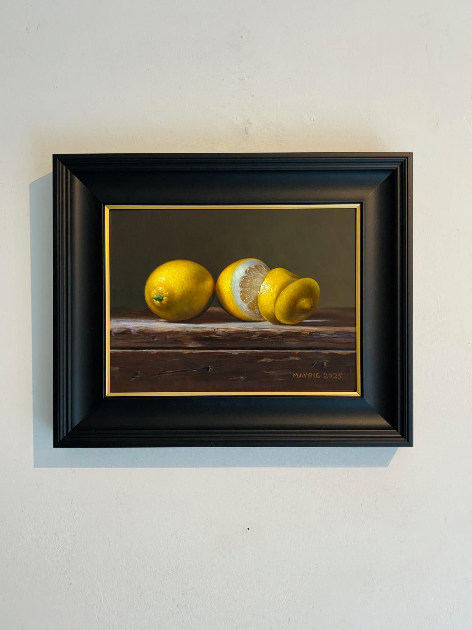 Fresh and Peeled - nature morte originale, peinture impressionniste - art contemporain - Painting de Mayrig Simonjan