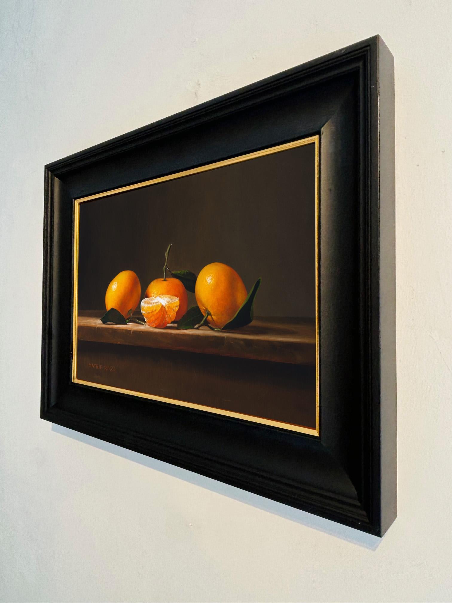 Dulce y Próspero - pintura original bodegón - arte contemporáneo - Still-Life Painting Negro de Mayrig Simonjan