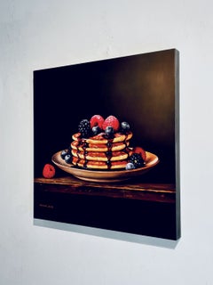 Sweet Start: Hyperrealism Still Life Oil Painting, 50 x 50 CM