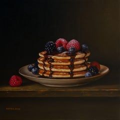Sweet Start: Hyperrealism Still Life Oil Painting, 50 x 50 CM