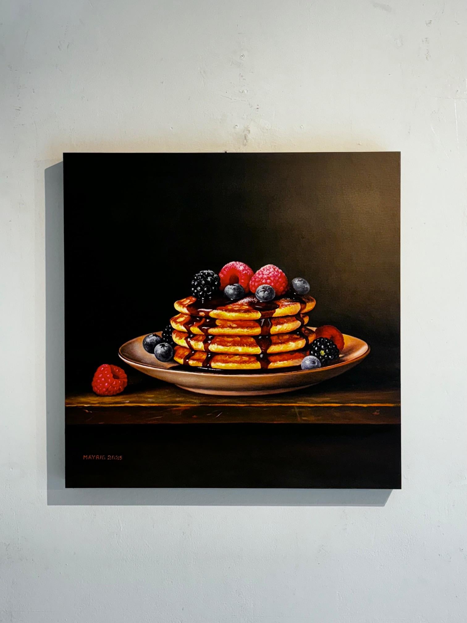 Sweet Start -Original Stilleben Hyperrealismus Ölgemälde-zeitgenössische Kunstwerke (Realismus), Painting, von Mayrig Simonjan