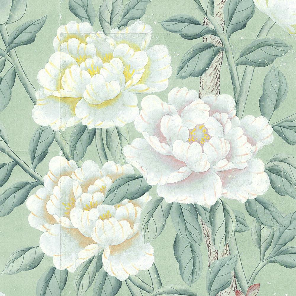 Maysong Sea Mist Chinoiserie-Wandteppich (amerikanisch) im Angebot