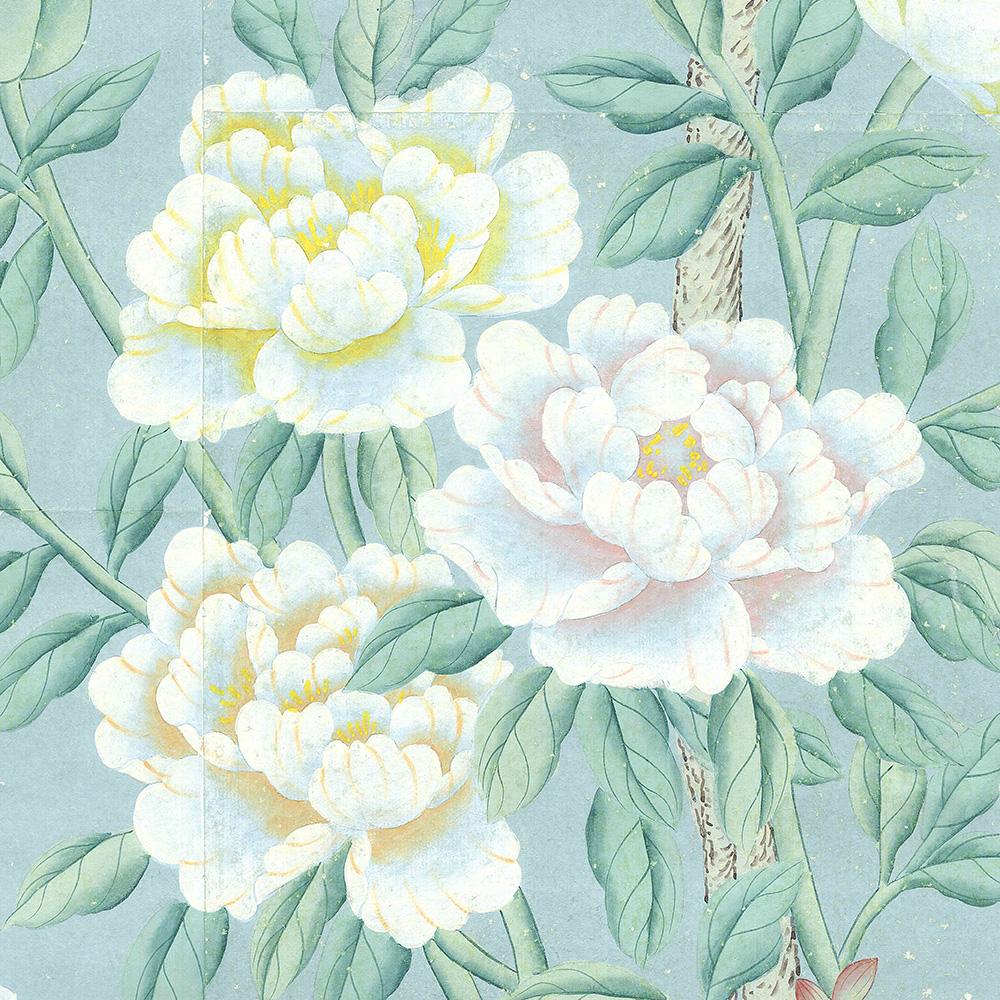 American Maysong Spring Chinoiserie Mural Wallpaper For Sale
