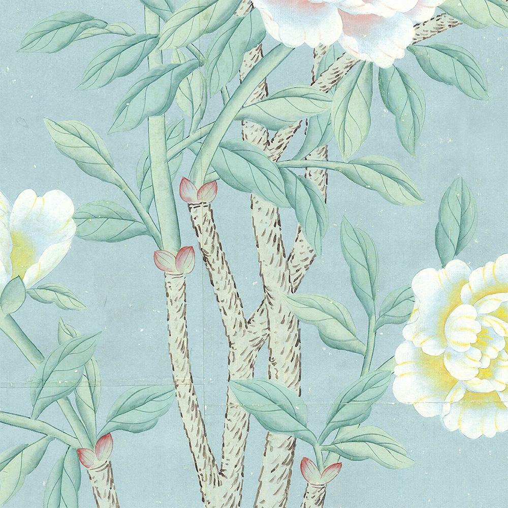 Contemporary Maysong Spring Chinoiserie Mural Wallpaper For Sale