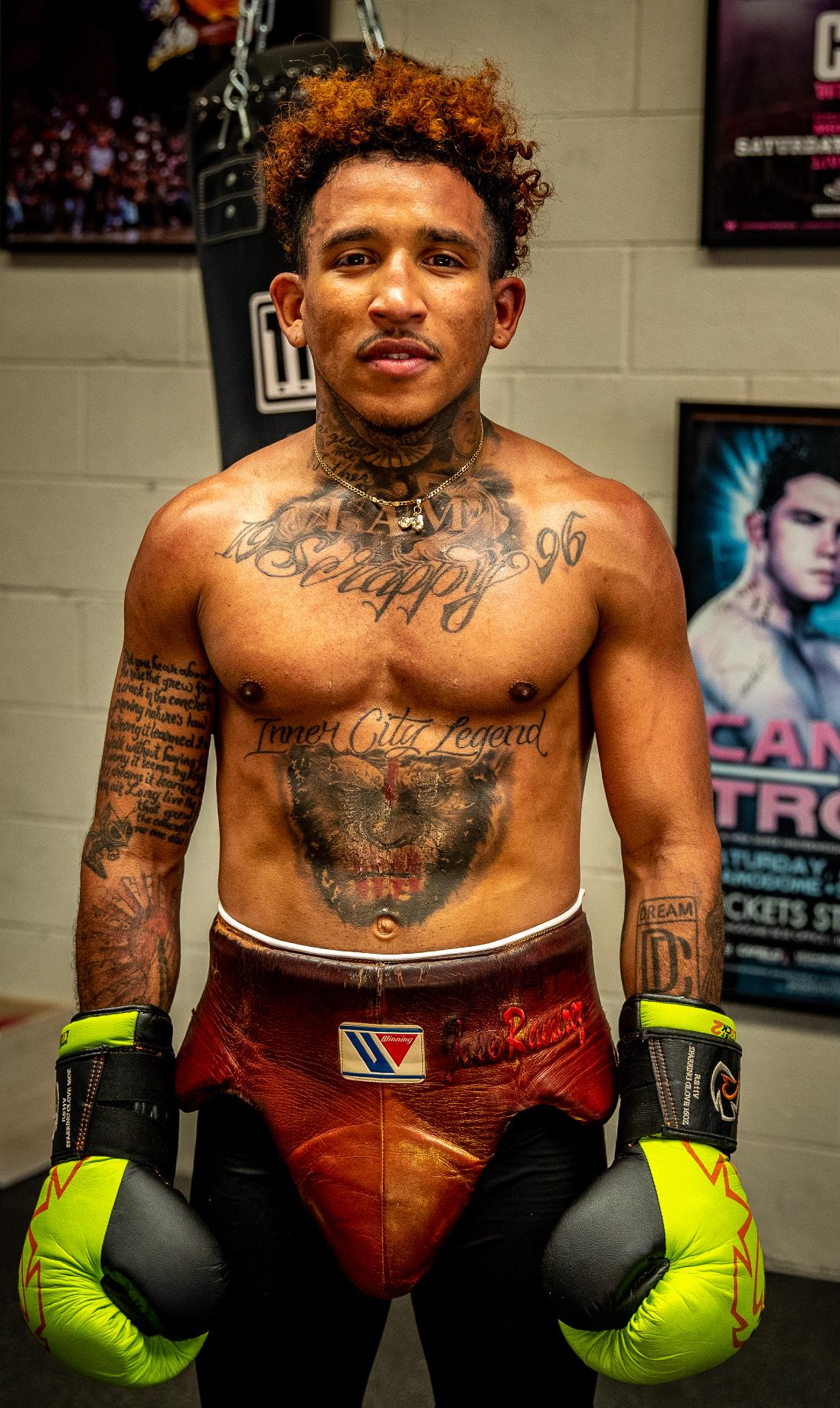 My name is John “Scrappy” Ramirez. I started boxing at the age of 20, when I dropped out of college and had no purpose. I was a troubled youth that played football with hopes and dreams of playing in the NFL. I never thought I would be a boxer, but