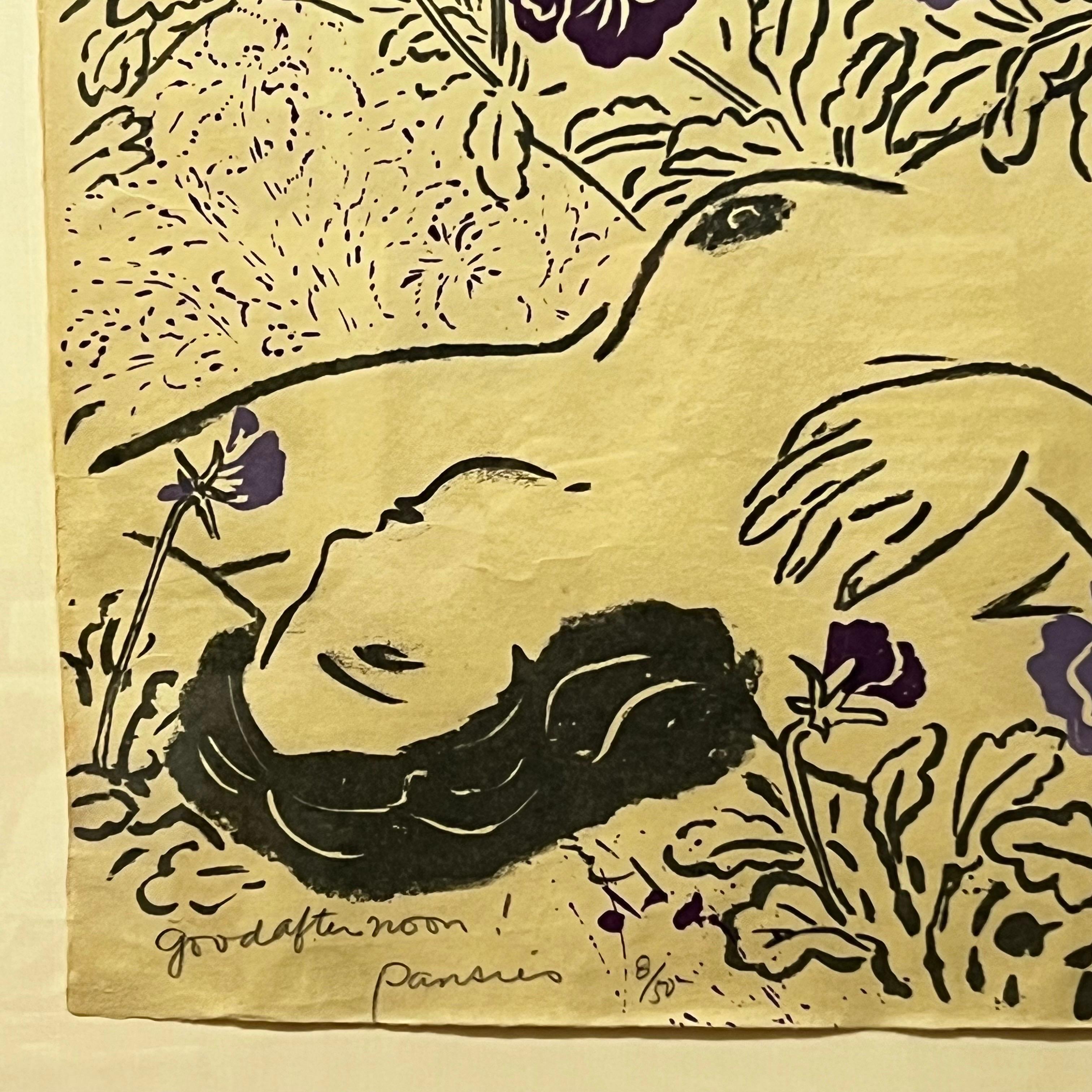 Modern Mayumi Oda Silkscreen 