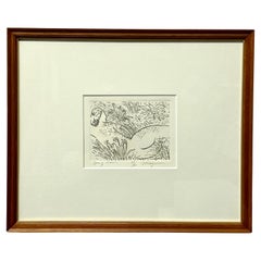 Mayumi Oda, eau-forte de pluie de printemps