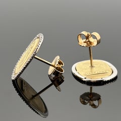 Orecchini neoclassici Maz in oro e diamanti 18k