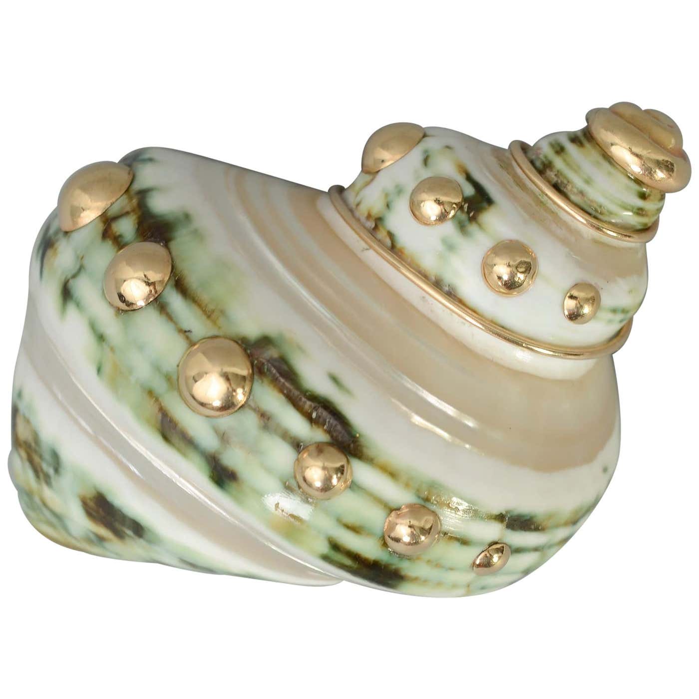 Maz Shell Brooch For Sale at 1stDibs