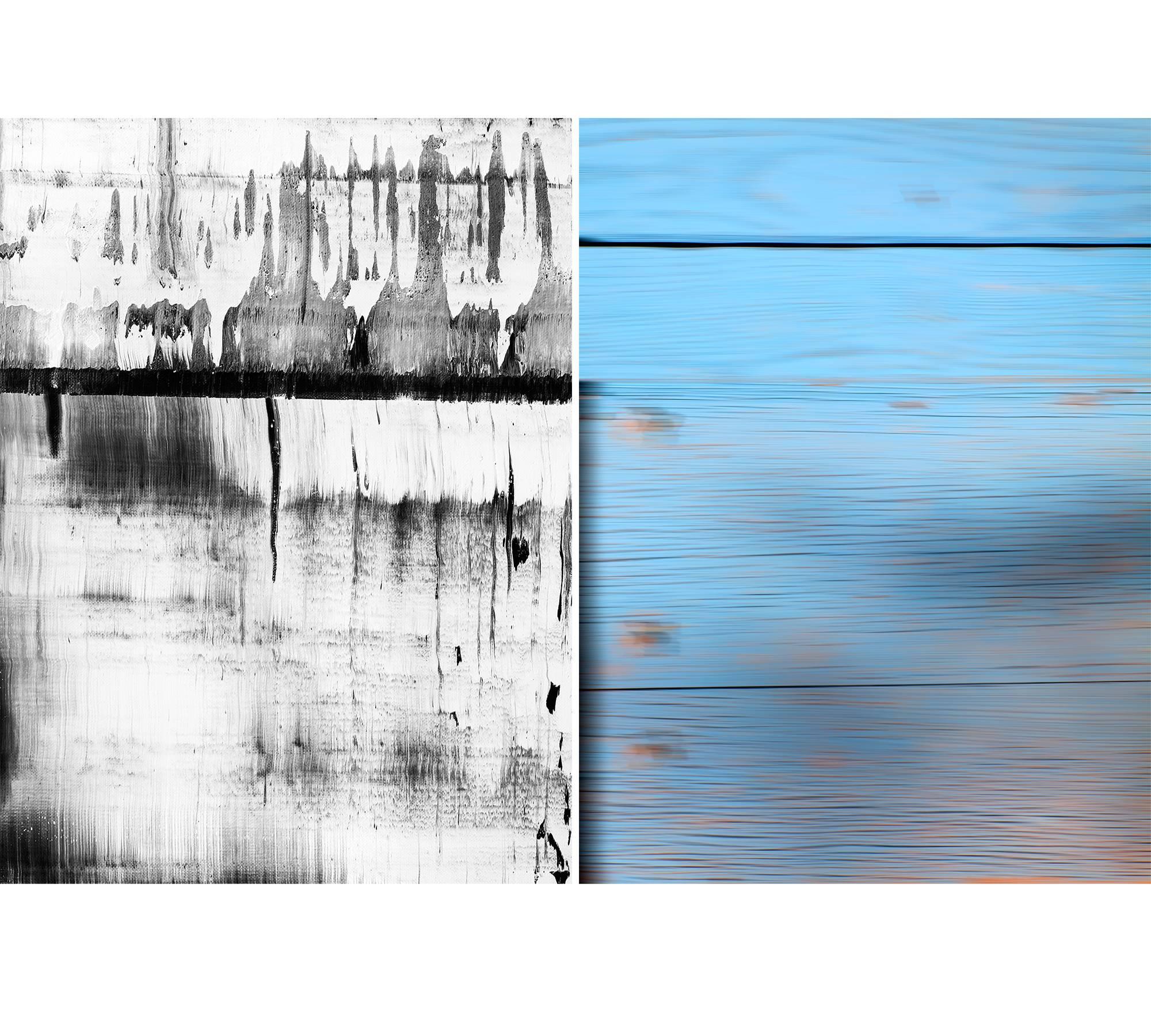 Mazal-Mankus Abstract Photograph - Untitled Diptych 2014 #8