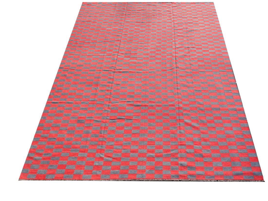 Scandinavian Modern Mazandaran Kilim Flat-weave rug For Sale