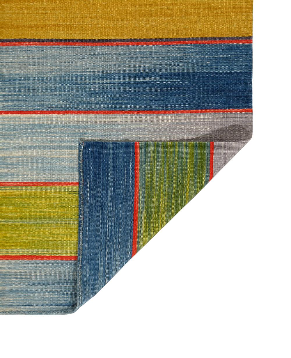 NASIRI Mazandaran Collection - Striped Flatweave Runner  For Sale 1