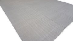 Mazandaran Style Kilim Wool Ivory Tan 10'3''x12'10''