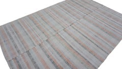 Mazandaran Style Striped Wool Rug 4'8''x6'9''