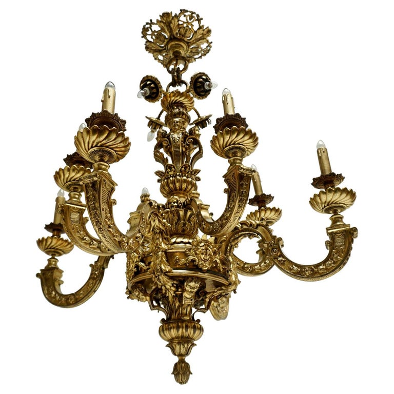 Lustre Mazarin en bronze:: France En vente sur 1stDibs