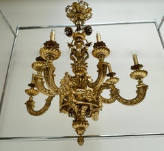 Mazarin Chandelier in Bronze, France