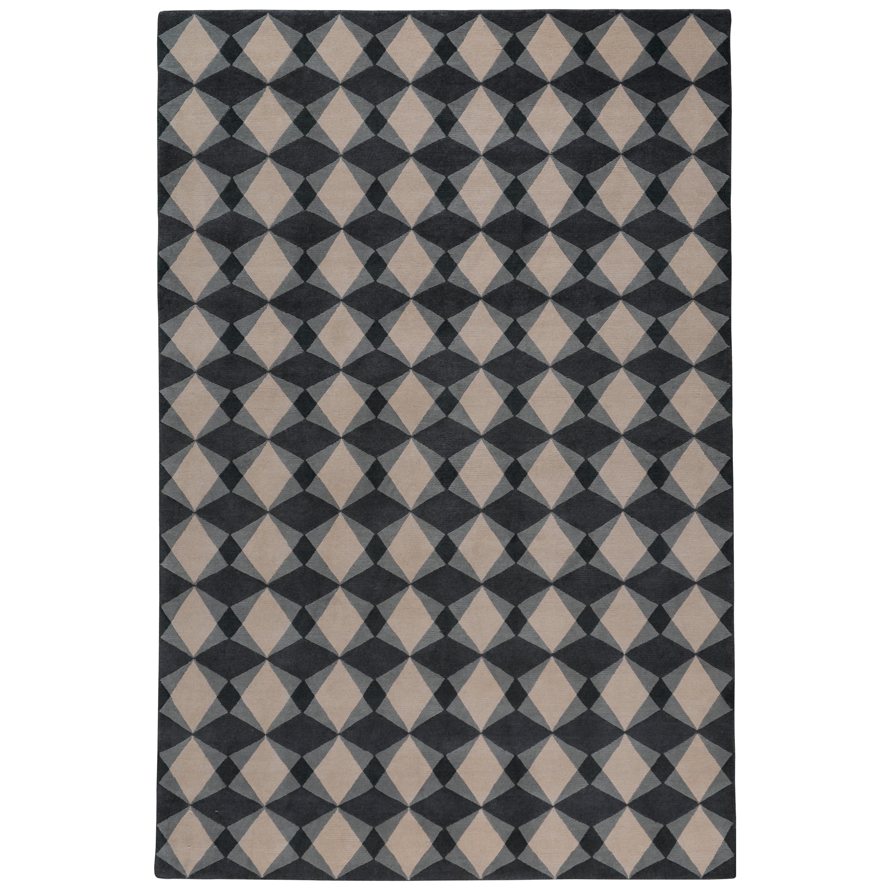 Mazarin Hand-Knotted Area Rug in Wool by The Rug Company