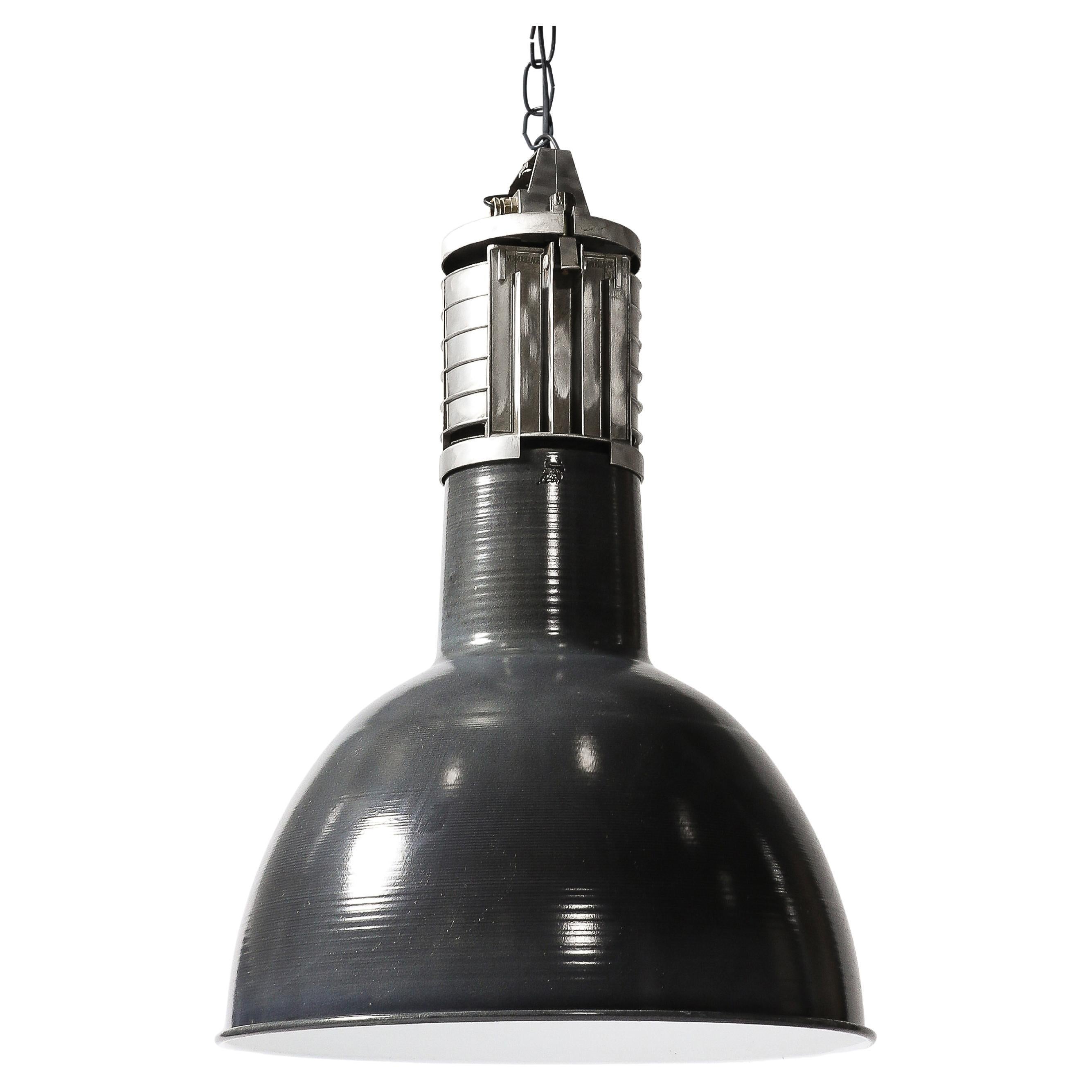 Mazda Industrial Ceiling Light, France, c. 1960