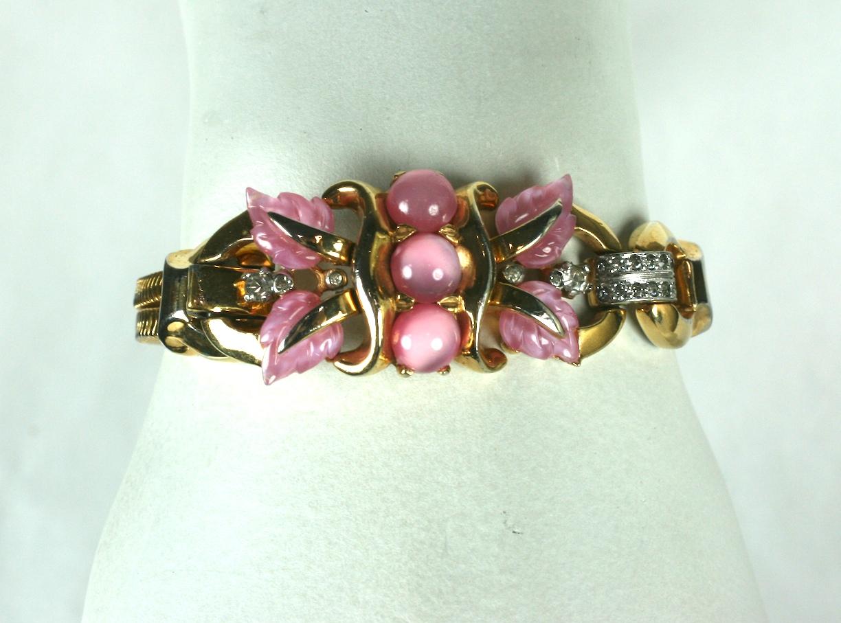 Mazer Pink Fruit Salad Bracelet In Good Condition For Sale In New York, NY