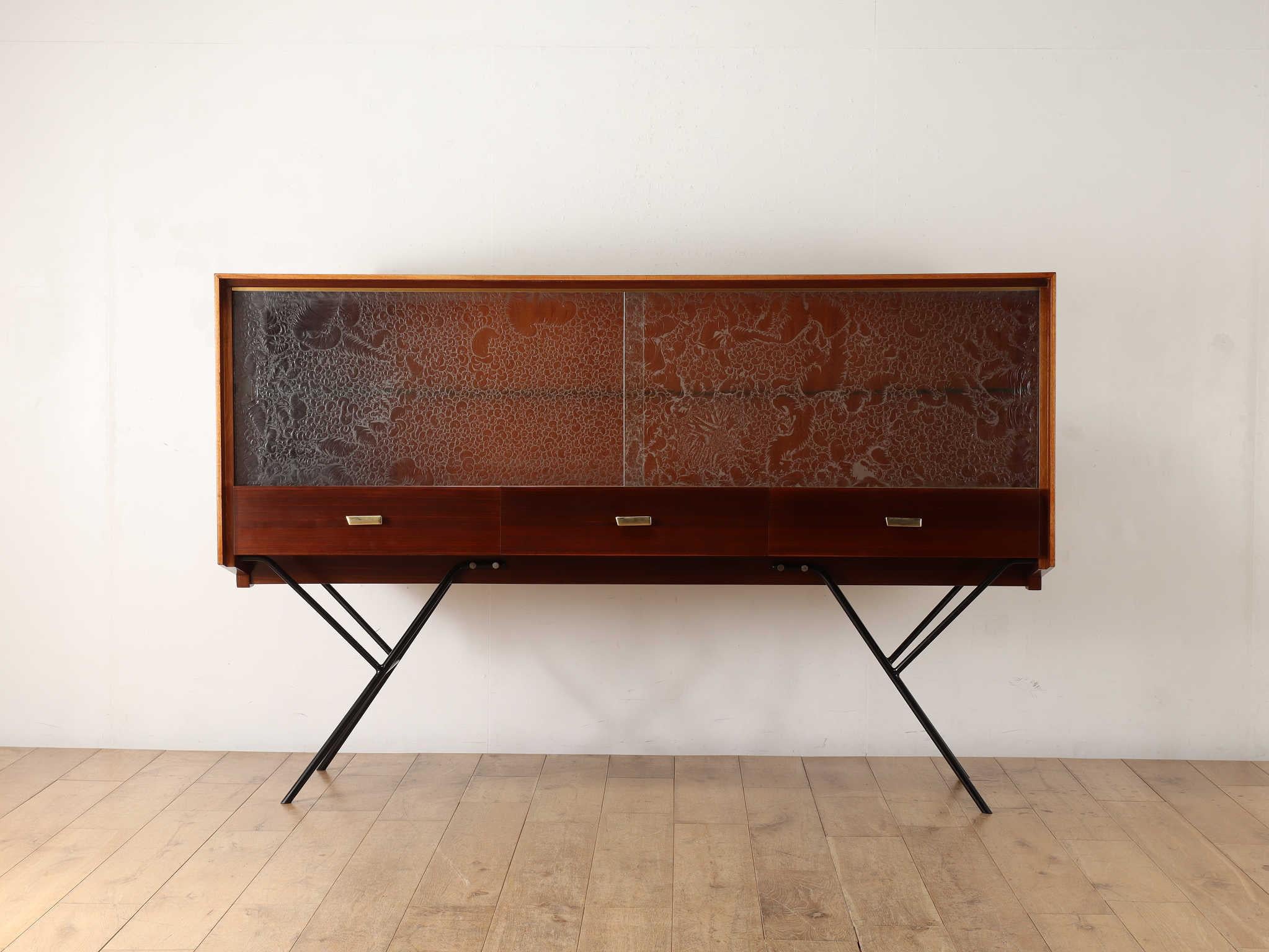 Mazure Miguel Rodrigo Sideboard 1950's For Sale 13