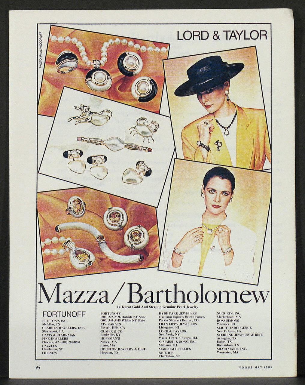 Mazza Bartholome Sterling Silver 14k Gold Citrine Ring, Featured in Vogue 1989 3