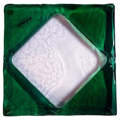 Mazzega ashtray Murano glass 80s