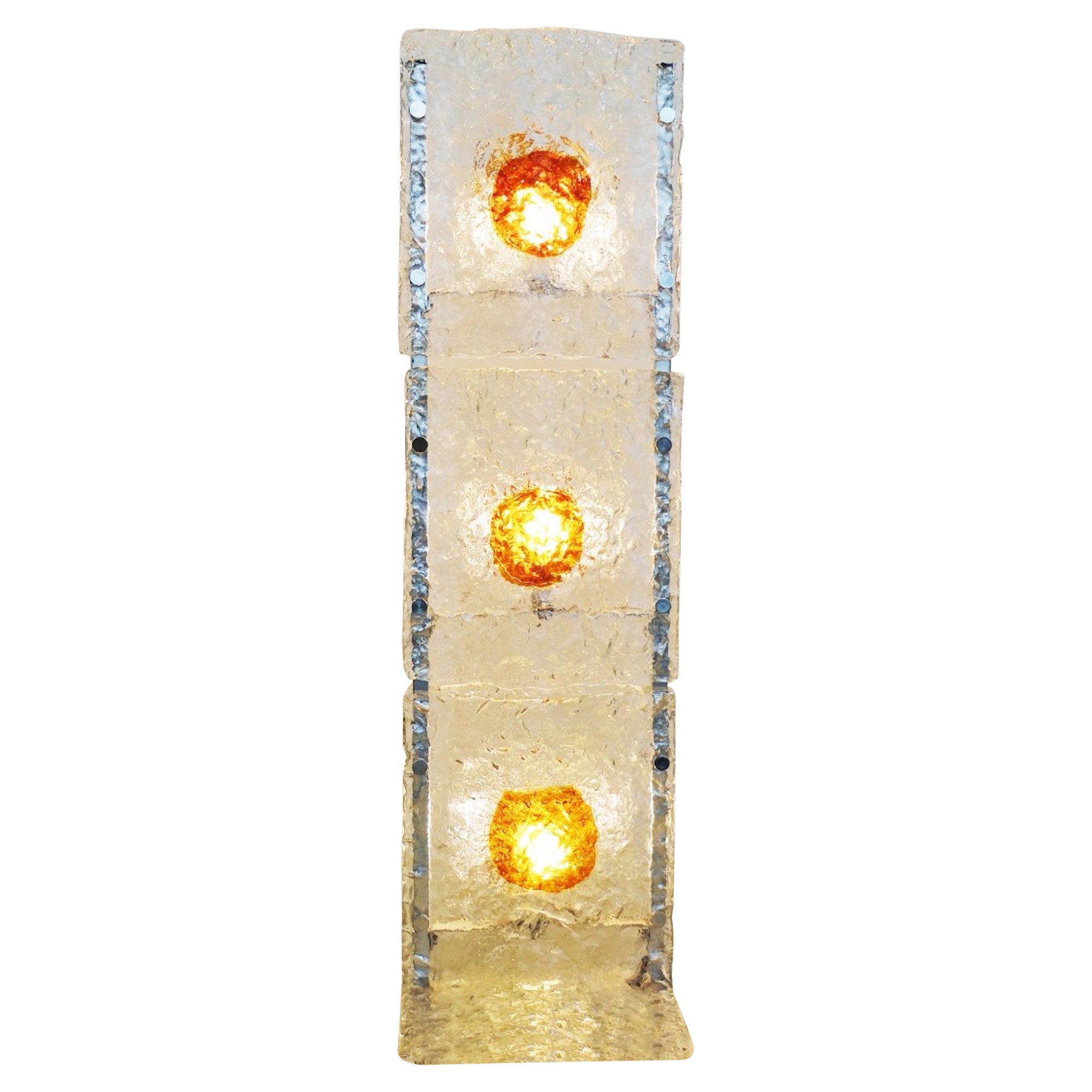 Mazzega Floor Lamp in Murano Glass, 1960s