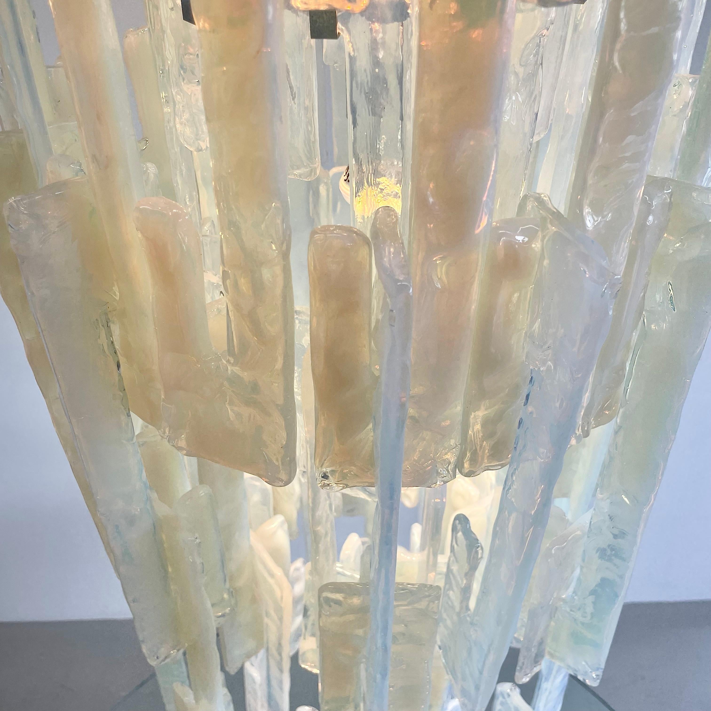Lustre en verre MAZZEGA conçu par Carlo Nason, années 1960 Bon état - En vente à Berlin, Berlin