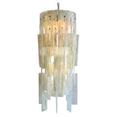 MAZZEGA Glass Chandelier designed by Carlo Nason, 1960's