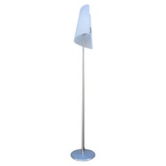 Lampadaire italien Mazzega avec abat-jour Murano