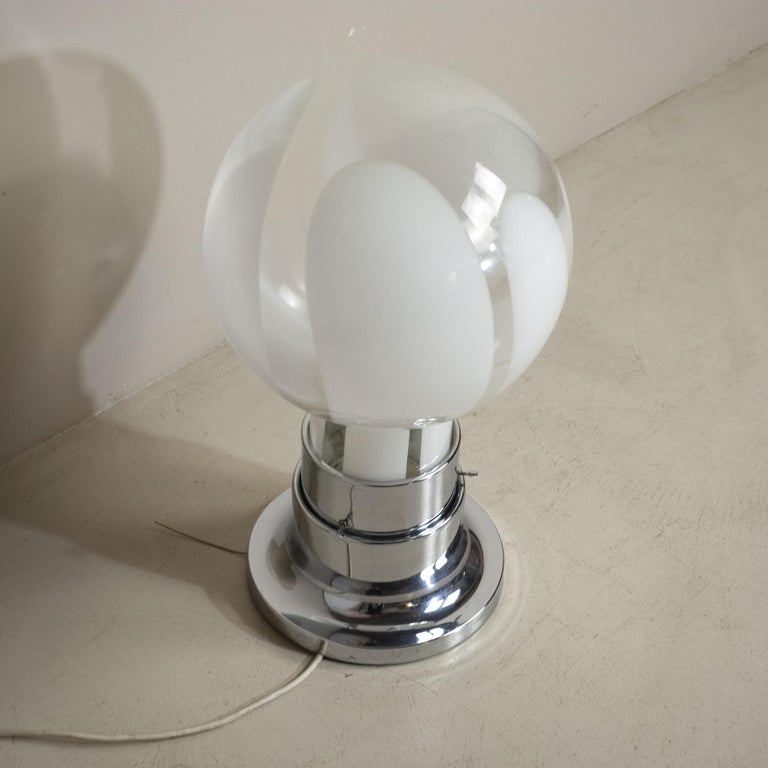 Mazzega Italian Mid Century Table Lamp from the 70s For Sale at 1stDibs