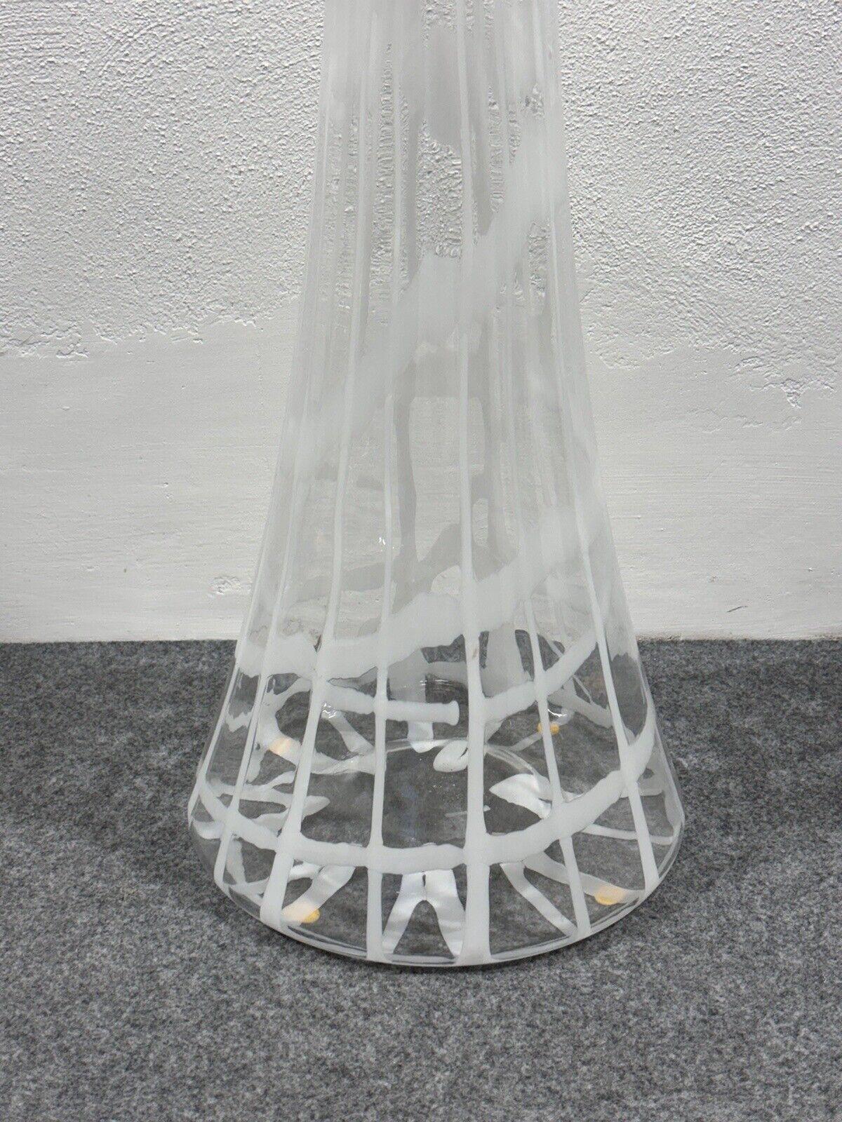 Verre de Murano Lampadaire Mazzega Murano 1970 Design Modernisme en vente