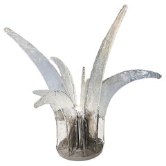 Mazzega Lampara LT 365 da Tischlampe, Skulptur, Mazzega, um 1970