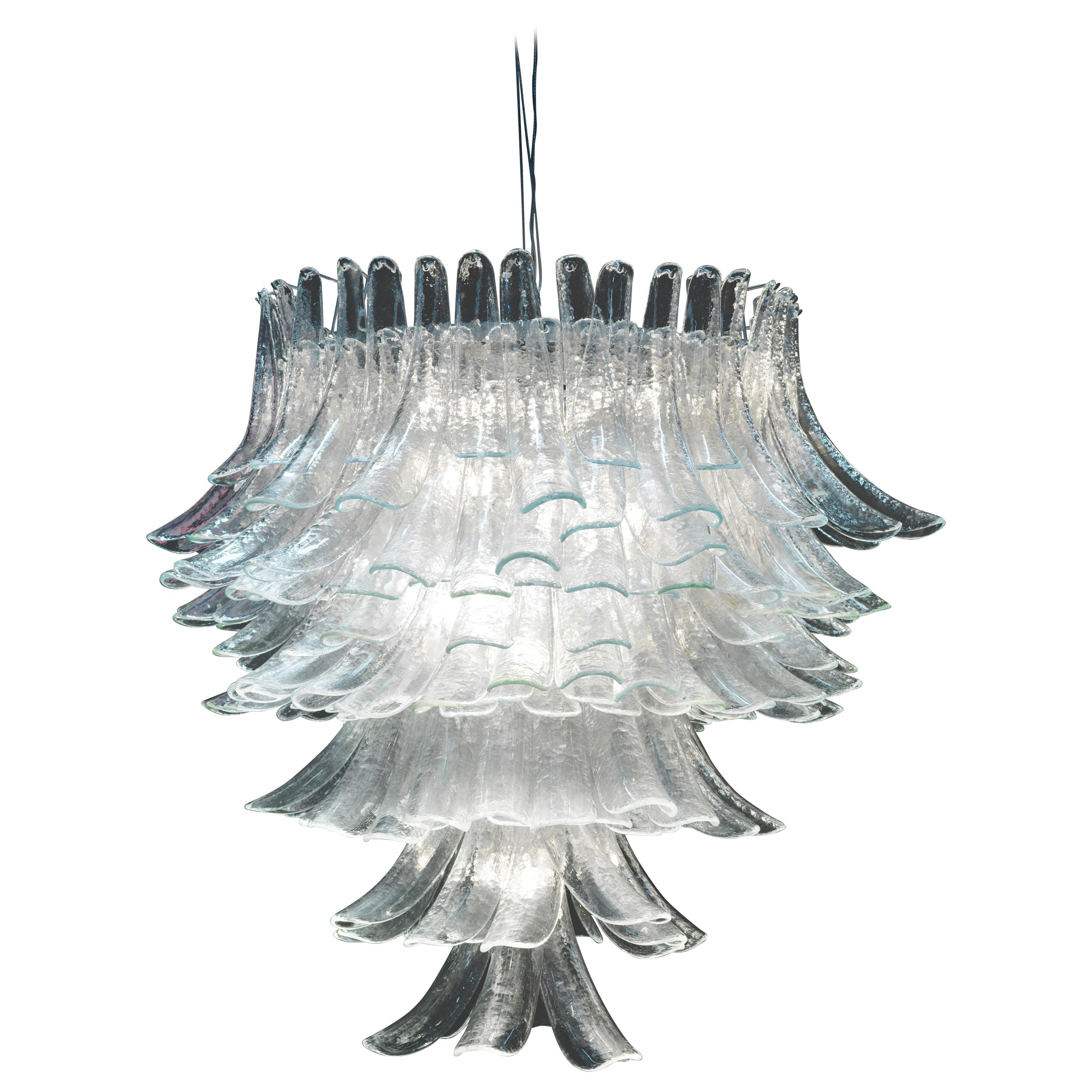 Mazzega, Large Murano Glass Chandelier, 1970s
