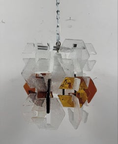 Mazzega Murano chandelier design Carlo Nason / Italy